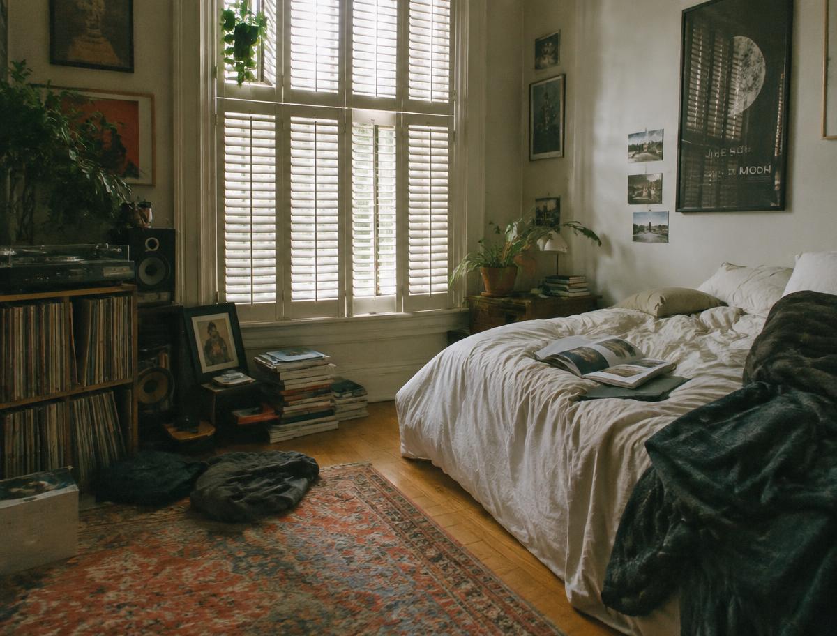 Alfama flat · river light